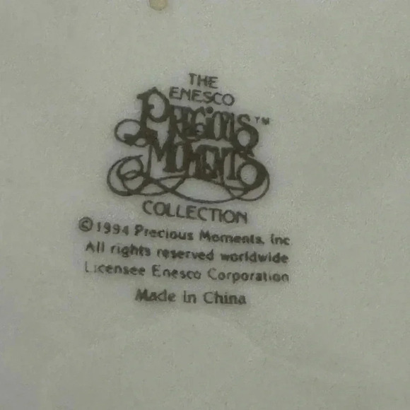 Vintage Precious Moments Heart Trinket Box Jewelry Holder - Picture 6 of 11